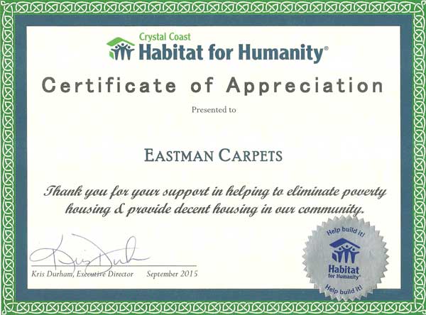 Habitat for Humanity Award