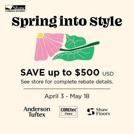 Spring into Style - Shaw Floors promotion